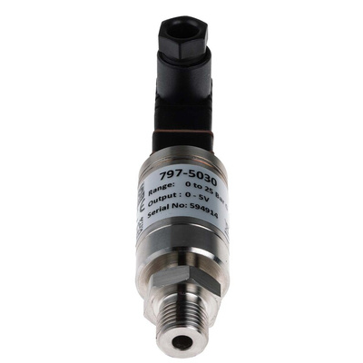 RS PRO Pressure Sensor, 0bar Min, 25bar Max, Voltage Output, Relative Reading