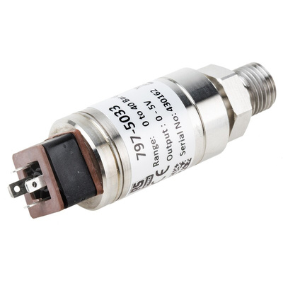 RS PRO Pressure Sensor, 0bar Min, 40bar Max, Voltage Output, Relative Reading