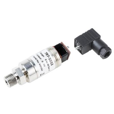 RS PRO Pressure Sensor, 0bar Min, 40bar Max, Voltage Output, Relative Reading