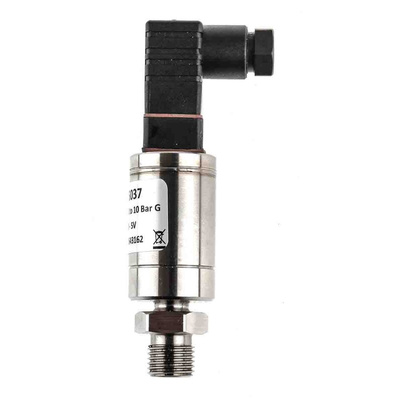 RS PRO Pressure Sensor, 0bar Min, 10bar Max, Voltage Output, Relative Reading