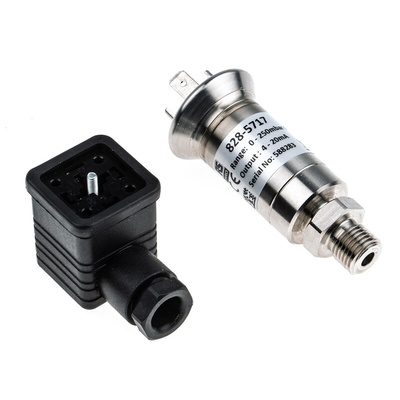RS PRO Pressure Sensor, 0bar Min, 0.25bar Max, Current Output, Relative Reading