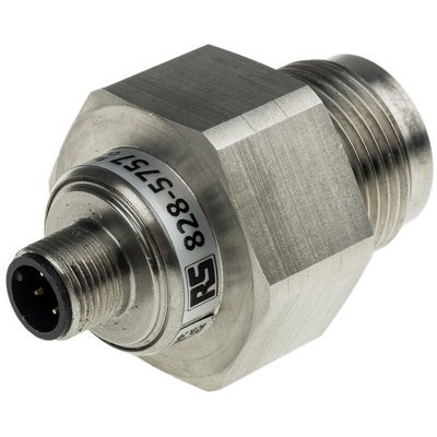 RS PRO Pressure Sensor, 0bar Min, 0.5bar Max, Current Output, Relative Reading