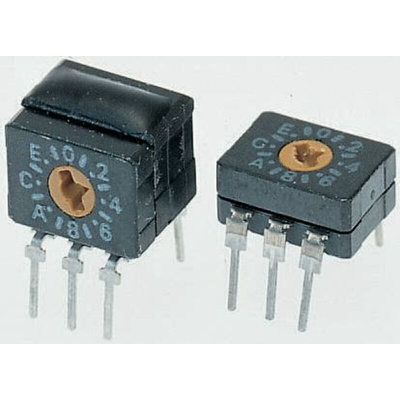 Omron 16 Way Through Hole DIP Switch, Rotary Flush Actuator