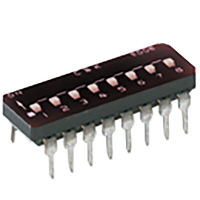 C & K Through Hole DIP Switch SPST