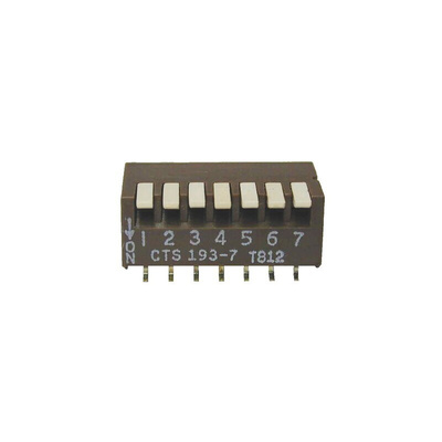 CTS 8 Way Surface Mount DIP Switch SPST, Piano Actuator