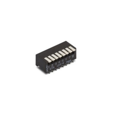 CTS 8 Way Through Hole DIP Switch SPST