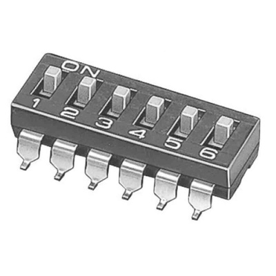 Omron 1 Way Surface Mount DIP Switch SPST, IP40