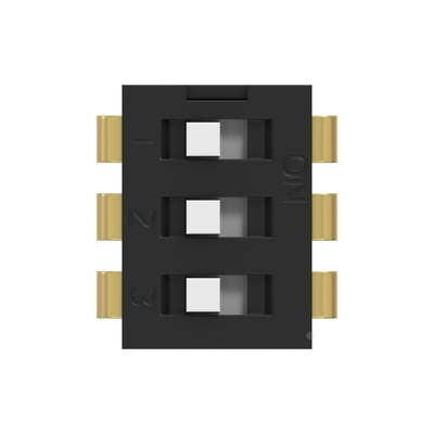 TE Connectivity 3 Way Through Hole DIP & SIP Switch SPST, Extended Actuator