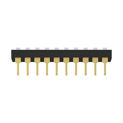 TE Connectivity 10 Way Through Hole DIP & SIP Switch SPST, Extended Actuator