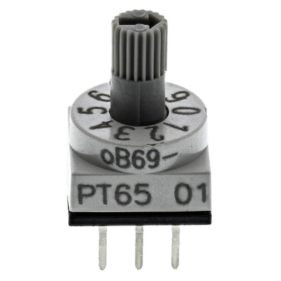 Hartmann 10 Way Through Hole DIP Switch, Spindle Actuator