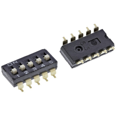 Omron 5 Way Surface Mount DIP Switch 5P