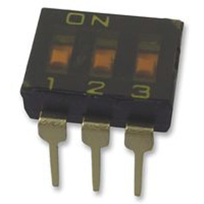 Omron 3 Way Through Hole DIP Switch 3PST