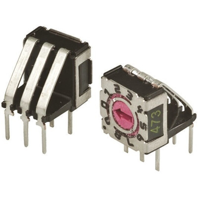 APEM 16 Way Through Hole DIP Switch SPST, Rotary Flush Actuator