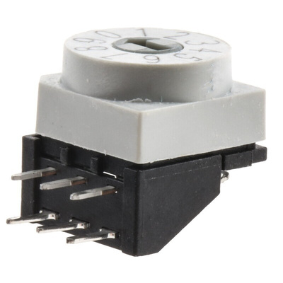 Hartmann 10 Way Through Hole DIP Switch, Slot Actuator