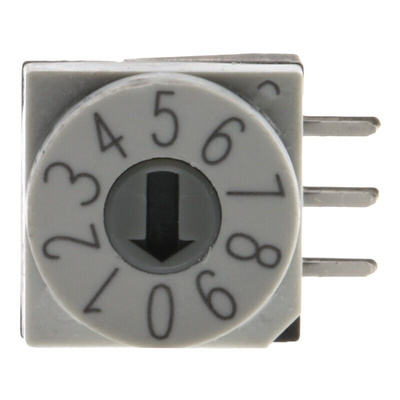 Hartmann 10 Way Through Hole DIP Switch, Slot Actuator
