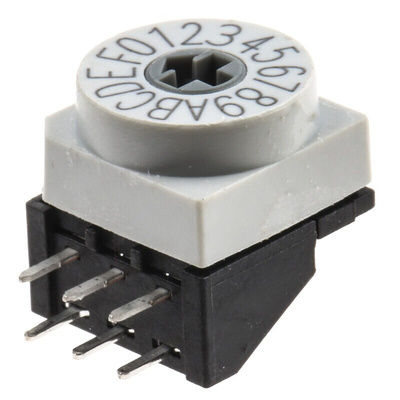 Hartmann 16 Way Through Hole DIP Switch, Slot Actuator