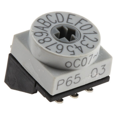 Hartmann 16 Way Through Hole DIP Switch, Slot Actuator