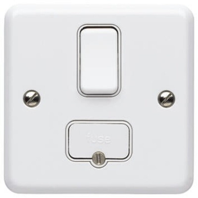 MK Electric 13A, 1 Gang Switched Fused Spur