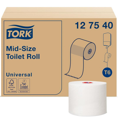 127540 | Tork 27 rolls of Toilet Roll, 1 ply