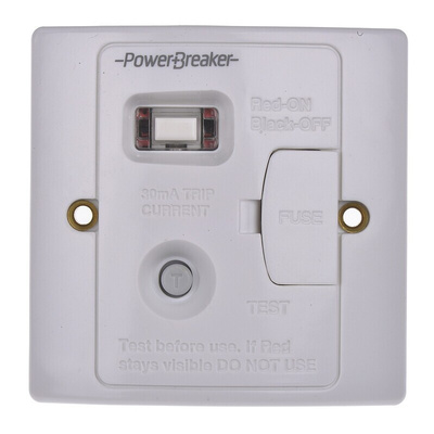 Power Breaker 13A, 1 Gang Switched Fused Spur EN 61543