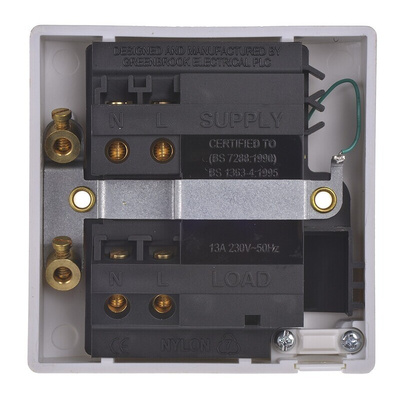 Power Breaker 13A, 1 Gang Switched Fused Spur EN 61543