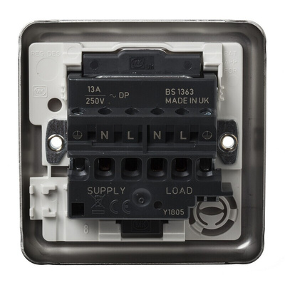 MK Electric 13A, 2 Gang Switched Fused Spur
