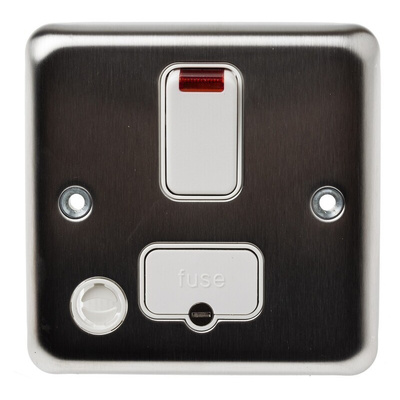 MK Electric 13A, 2 Gang Switched Fused Spur