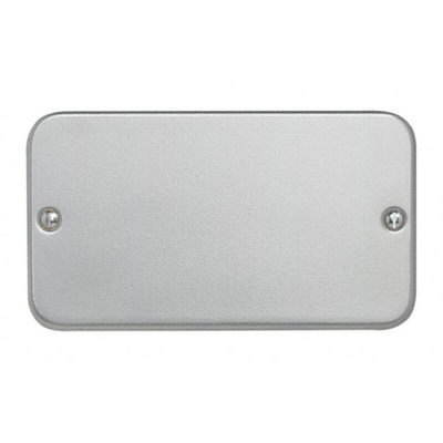 Contactum Grey 2 Gang Light Switch Cover