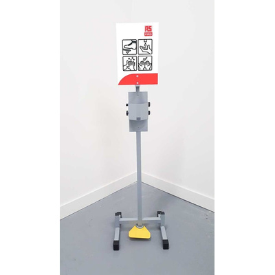 RS PRO  Foot Operated Hand Sanitising Station 1213mm x 312mm x 306mm