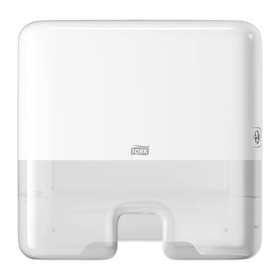 552100 | Tork Plastic White Wall Mounting Paper Towel Dispenser, 101mm x 295mm x 302mm