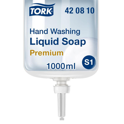 420810 | Tork Hand Cleaner & Soap with Anti-Bacterial Properties - 1 L Bottle