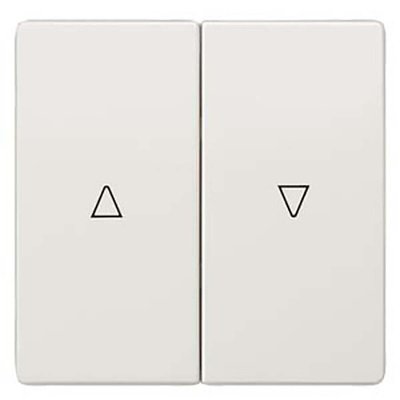 Siemens White Roller Shutter Switch, DELTA Series