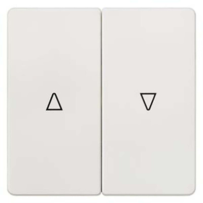 Siemens White Roller Shutter Switch, DELTA Series