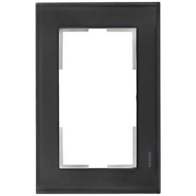Siemens White 2 Gang Frame