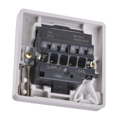 MK Electric 13A, 1 Gang Fused Spur
