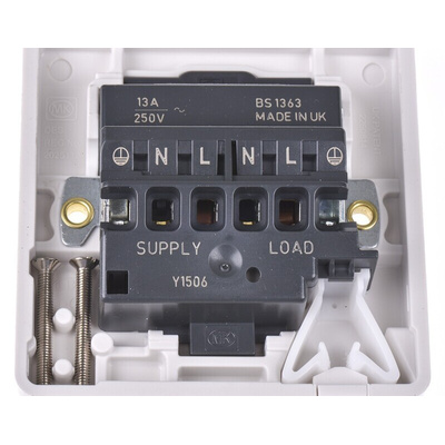 MK Electric 13A, 1 Gang Fused Spur