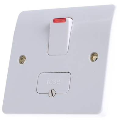 MK Electric 13A, 1 Gang Switched Fused Spur