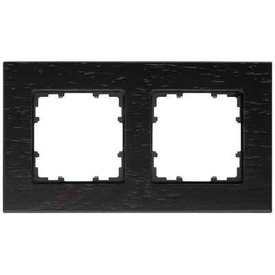 Siemens Black 2 Gang Frame