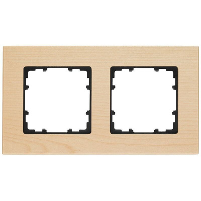 Siemens White 2 Gang Frame