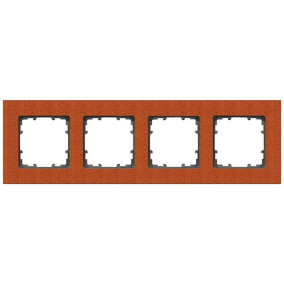 Siemens Brown 4 Gang Frame