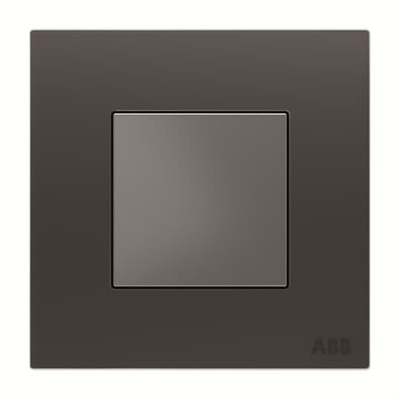 ABB Black 1 Gang Blanking Plate