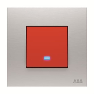 ABB Silver, 1 Way, 1 Gang, AM1