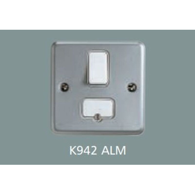 MK Electric 13A, 1 Gang Switched Fused Spur