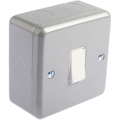 MK Electric Metal Clad Switch, 2 Way, 1 Gang, K53