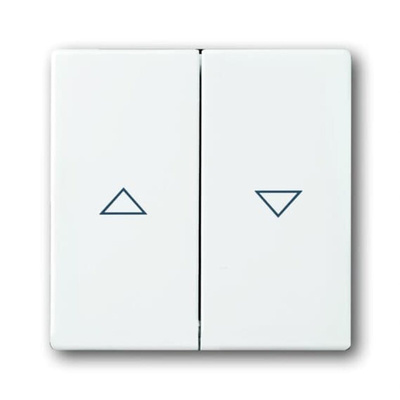 ABB White Blind Control Switch, 2CKA001751A Series