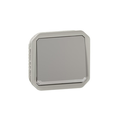 Legrand Grey Push Button Light Switch, 1 Way