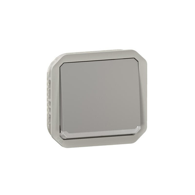 Legrand Grey Push Button Light Switch, 1 Way