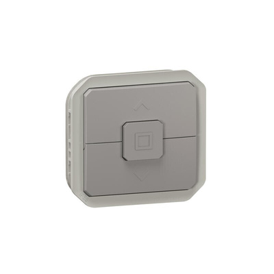Legrand Grey Push Button Light Switch, 1 Way