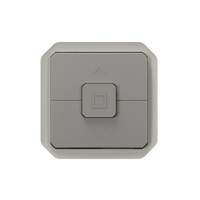 Legrand Grey Push Button Light Switch, 1 Way