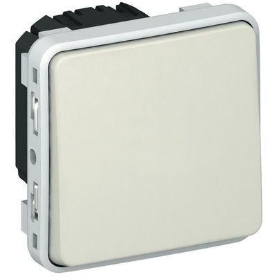 Legrand Black Push Button Light Switch, 1 Way